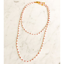 Load image into Gallery viewer, Golden Sands Coral Necklace