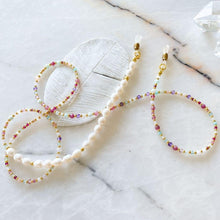 Load image into Gallery viewer, Isabelle Pearl & Natural Stone Eyeglass Chain