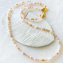 Load image into Gallery viewer, Josie Natural Pearl Rhodochrosite Necklace
