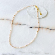 Load image into Gallery viewer, Josie Natural Pearl Rhodochrosite Necklace