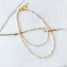 Load image into Gallery viewer, Josie Natural Pearl Rhodochrosite Necklace