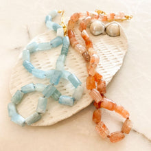 Load image into Gallery viewer, Lisbon Aquamarine Necklace