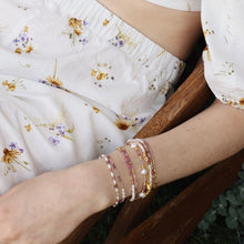 Load image into Gallery viewer, Isabelle Pearl & Natural Stone Bracelet