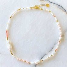 Load image into Gallery viewer, Noa Natural Pearl Coral Necklace