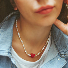 Load image into Gallery viewer, Wild at Heart Natural Pearl Necklace