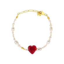 Load image into Gallery viewer, Wild at Heart Natural Pearl Bracelet