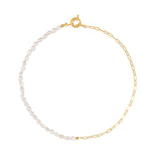 Load image into Gallery viewer, Agnes Natural Pearl Chain Necklace
