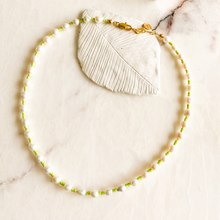 Load image into Gallery viewer, Joyful Pearls Lime Necklace
