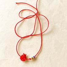 Load image into Gallery viewer, Red String No.2 Pomegranate Necklace
