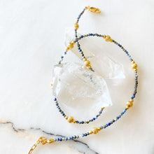 Load image into Gallery viewer, Aalia Sodalite Silver Necklace
