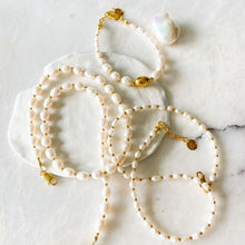 Load image into Gallery viewer, Aarin Delicate Pearl Silver Necklace
