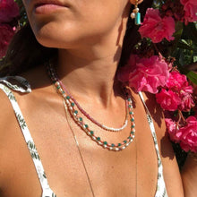Load image into Gallery viewer, Jolie Coral and Jade Necklace
