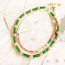 Load image into Gallery viewer, Bare Coral &amp; Aventurine Necklace
