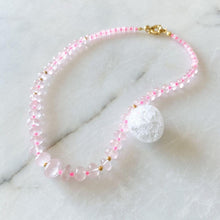 Load image into Gallery viewer, Beach Please! Rose Quartz Necklace | Limited Edition
