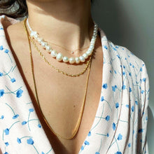 Load image into Gallery viewer, Rosario Silver Chain Necklace
