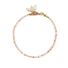 Load image into Gallery viewer, Coco Natural Pearl Rhodochrosite Bracelet
