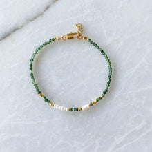 Load image into Gallery viewer, Erica Natural Pearl &amp; Jade Bracelet

