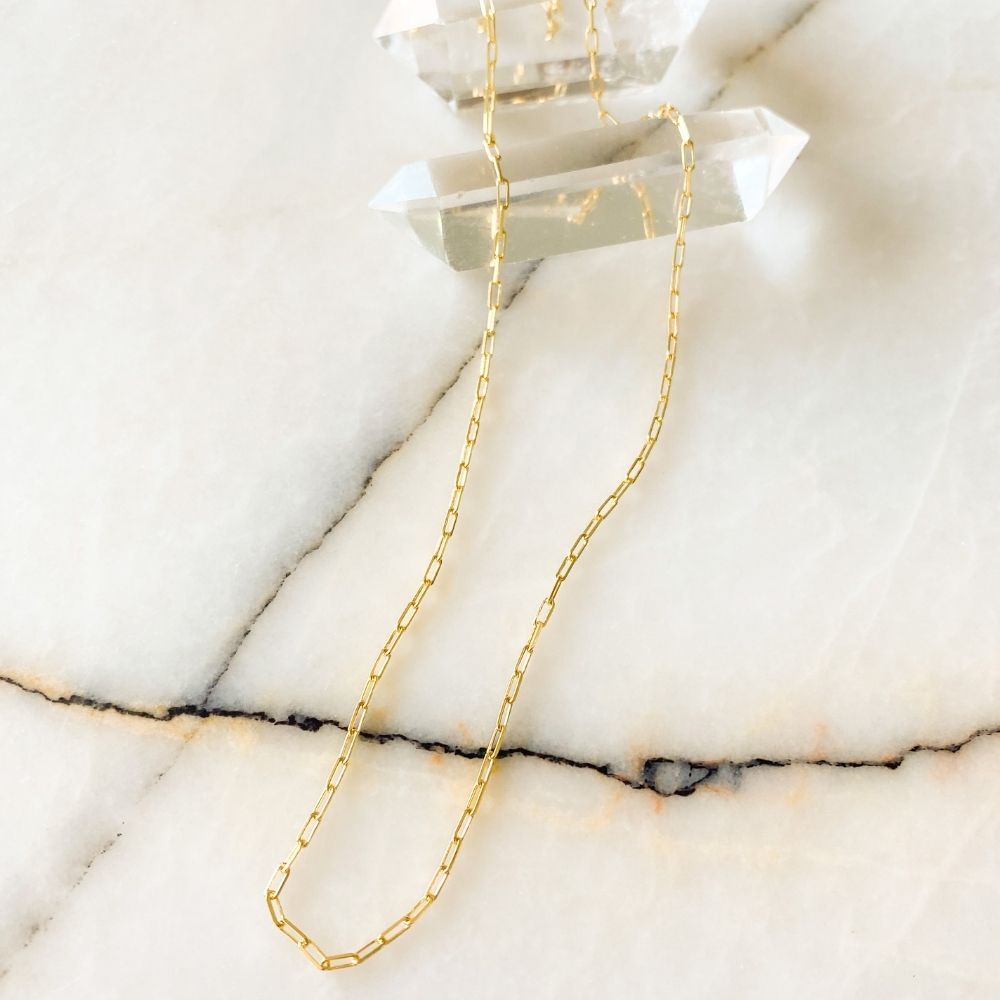 Everly Silver Chain Necklace