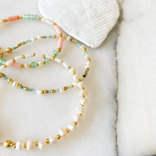 Load image into Gallery viewer, Simone Natural Pearl Coral Bracelet
