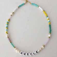 Load image into Gallery viewer, Personalised Hustle Natural Pearl Necklace
