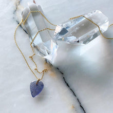 Load image into Gallery viewer, Ios Iolite &amp; Silver Chain Necklace | Limited Edition
