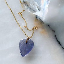 Load image into Gallery viewer, Ios Iolite &amp; Silver Chain Necklace | Limited Edition
