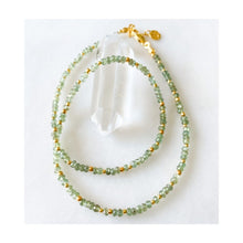Load image into Gallery viewer, Leilani Earth Serpentine Silver Necklace
