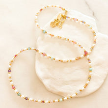 Load image into Gallery viewer, Lulu Natural Pearl &amp; Natural Stone Necklace
