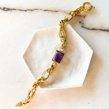 Load image into Gallery viewer, Moonlit Amethyst Silver Bracelet I Limited Edition
