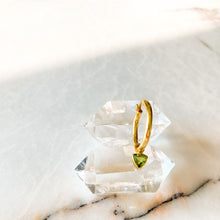 Load image into Gallery viewer, Peaceful Triangle Peridot Earring Charm

