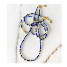 Load image into Gallery viewer, Quora Lapis Lazuli Silver Necklace

