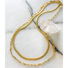 Load image into Gallery viewer, Serpent Silver Chain Necklace | Gold
