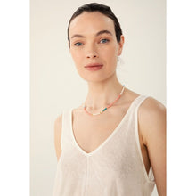 Load image into Gallery viewer, Sea Breeze Pearl, Coral &amp; Turquoise Necklace
