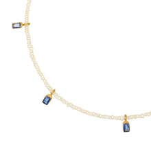 Load image into Gallery viewer, Vivi Kyanite Charm and Pearl Necklace
