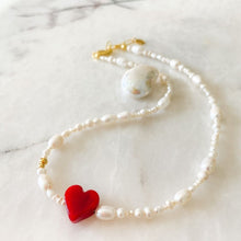 Load image into Gallery viewer, Wild at Heart Natural Pearl Necklace
