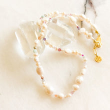 Load image into Gallery viewer, Astrid Baroque Pearl &amp; Natural Stone Necklace
