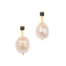 Load image into Gallery viewer, Just Like Magic Spinel Baroque Pearl Earrings
