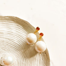 Load image into Gallery viewer, Just Like Magic Tourmaline Baroque Pearl Earrings
