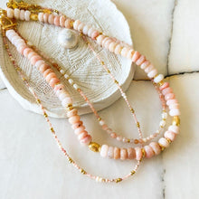 Load image into Gallery viewer, Jackie Rhodochrosite &amp; Pearl Necklace
