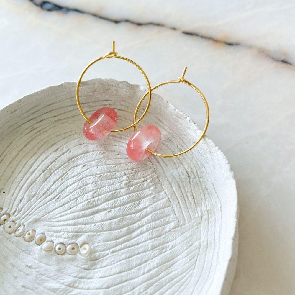 Peaches & Rosie Silver Earrings